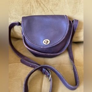 Vintage Coach Shoulder Bag Chocolate Brown